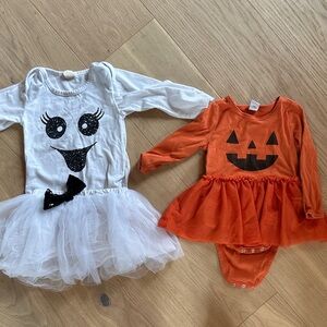 Halloween Ghost and Pumpkin Kids Costume Set